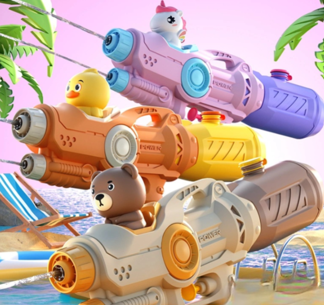 Wavejoy Kids' Dual Stream Water Blaster - Fun Double Nozzle Water Gun Toy