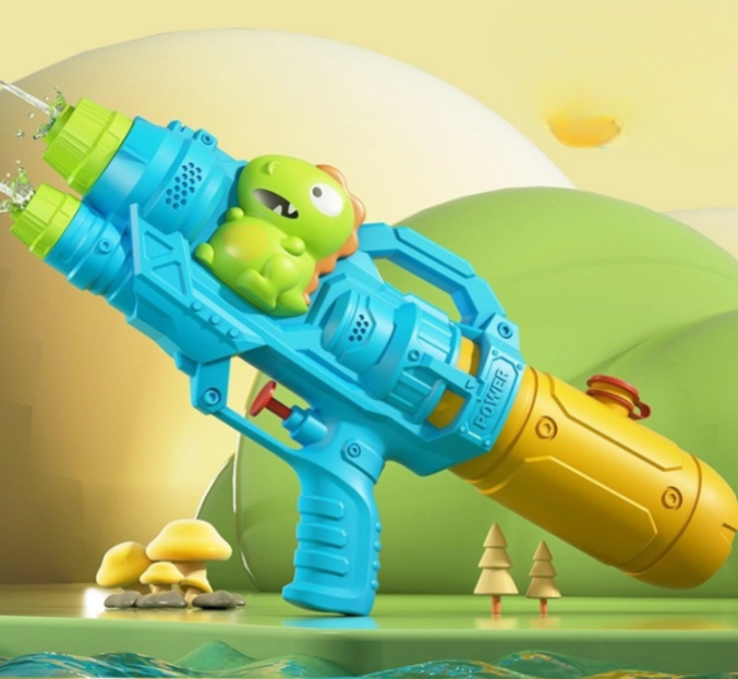 Wavejoy Kids' Dual Stream Water Blaster - Fun Double Nozzle Water Gun Toy