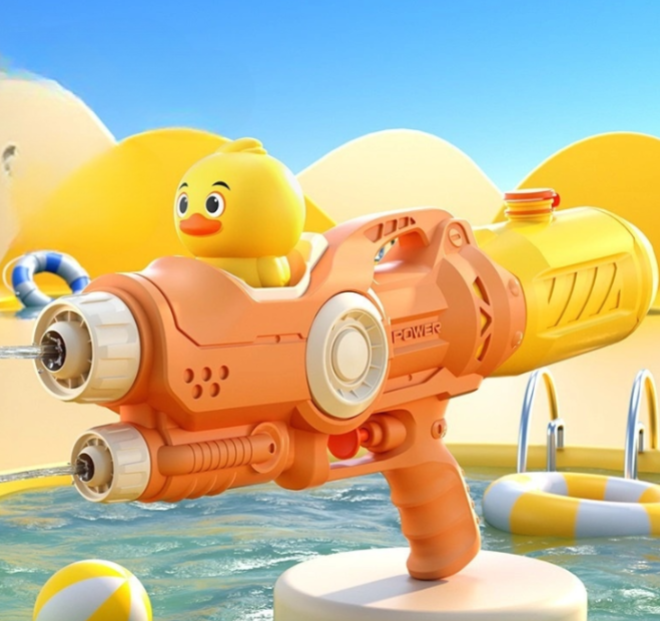 Wavejoy Kids' Dual Stream Water Blaster - Fun Double Nozzle Water Gun Toy