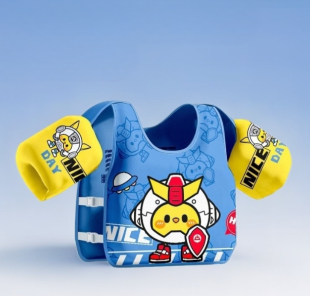 Wavejoy Kids Swim Buoyancy Vest - Toddler Learn-to-Swim Life Jacket & Float Suit