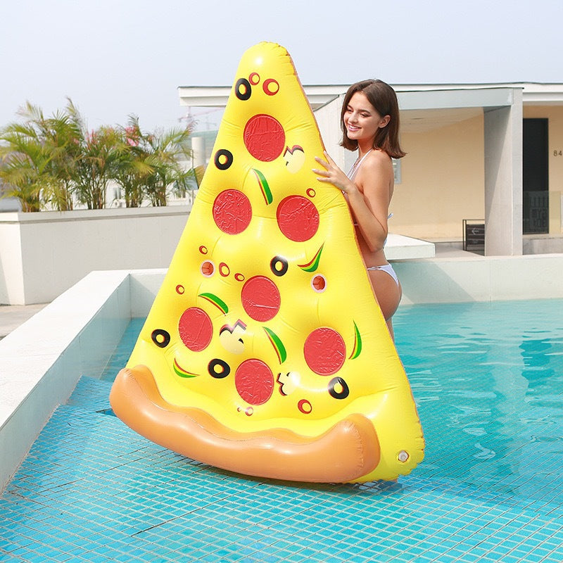 Giant Pizza Slice Pool Float - Fun Inflatable Party Island by Wavejoy