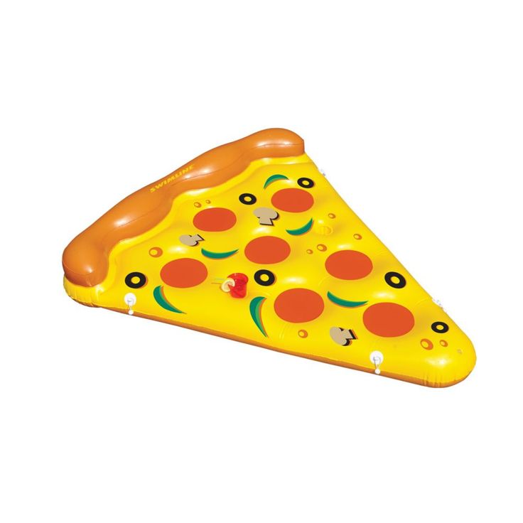 Giant Pizza Slice Pool Float - Fun Inflatable Party Island by Wavejoy